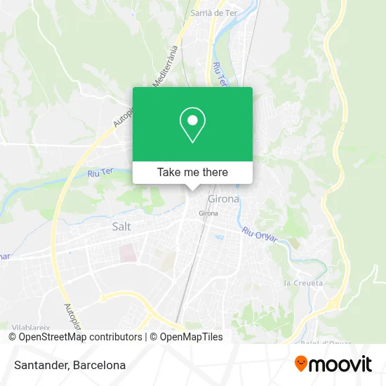 Santander map