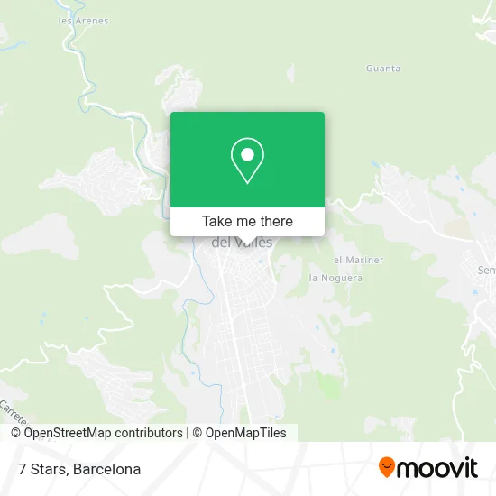 7 Stars map