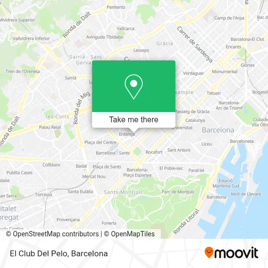 El Club Del Pelo map