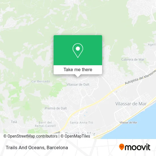 Trails And Oceans map