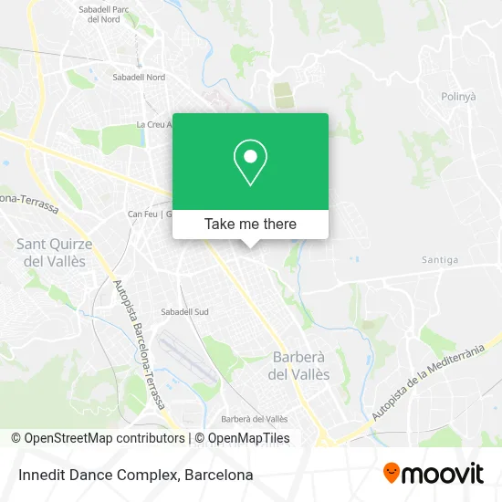 Innedit Dance Complex map