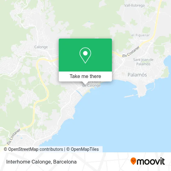 Interhome Calonge map