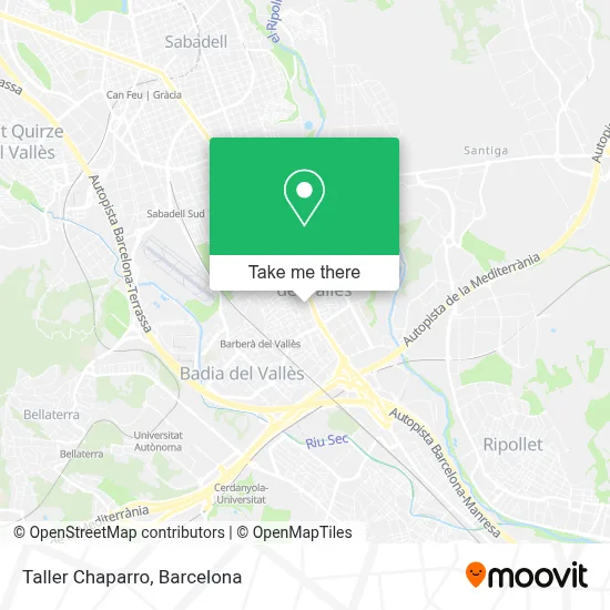 Taller Chaparro map
