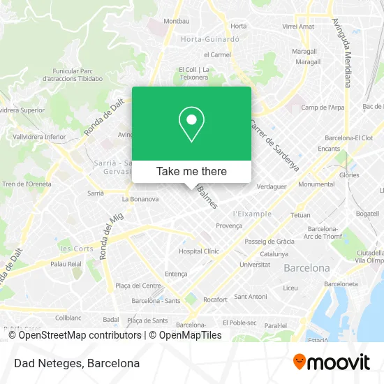Dad Neteges map