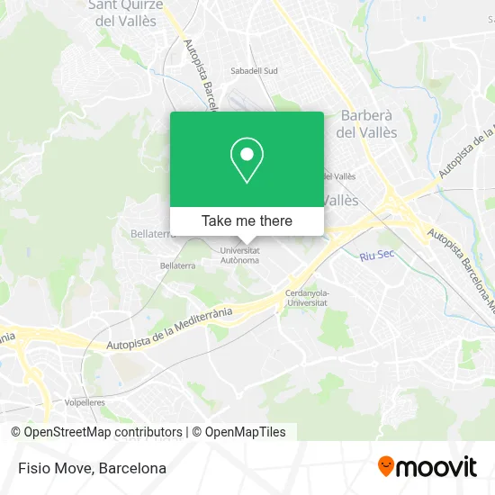 Fisio Move map
