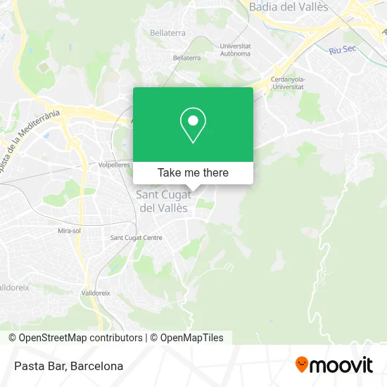 Pasta Bar map