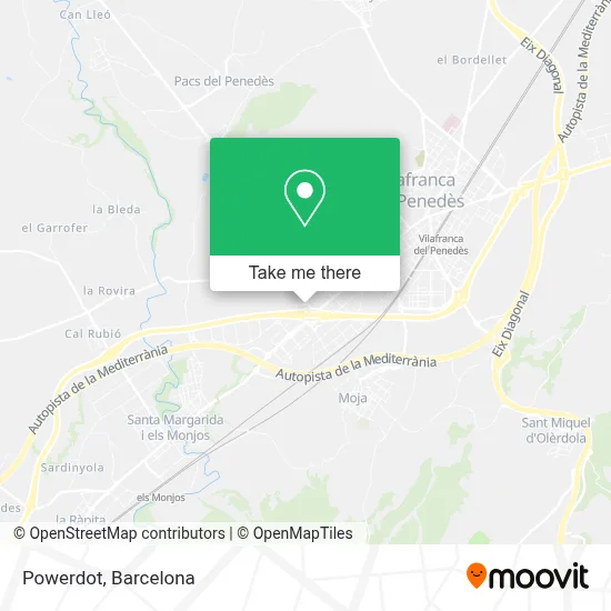 Powerdot map