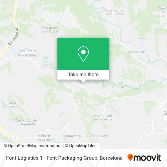 Font Logistics 1 - Font Packaging Group map