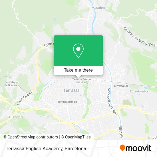 Terrassa English Academy map