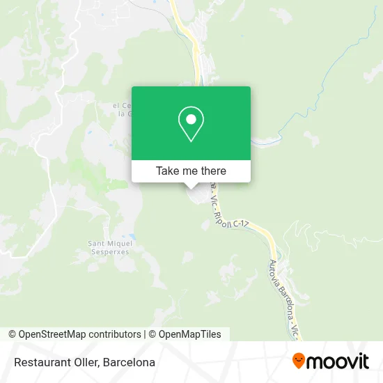 Restaurant Oller map