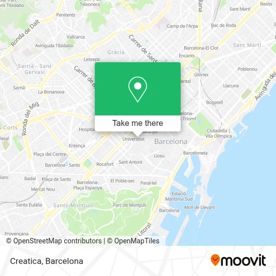 Creatica map