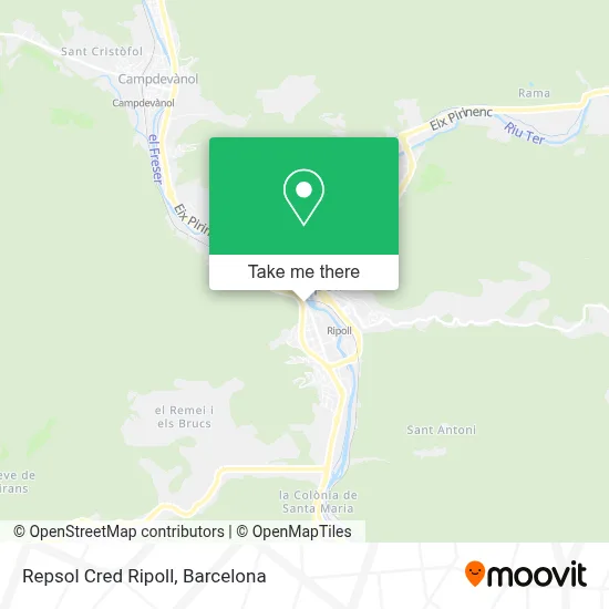 Repsol Cred Ripoll map