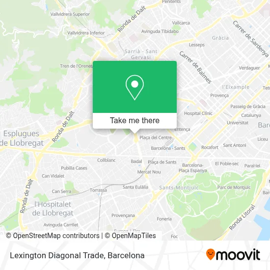 Lexington Diagonal Trade map