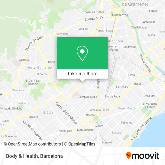 Body & Health map
