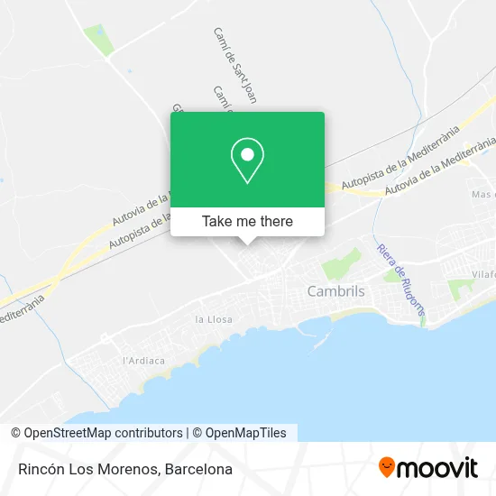 Rincón Los Morenos map