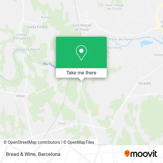 Pane & Vino map