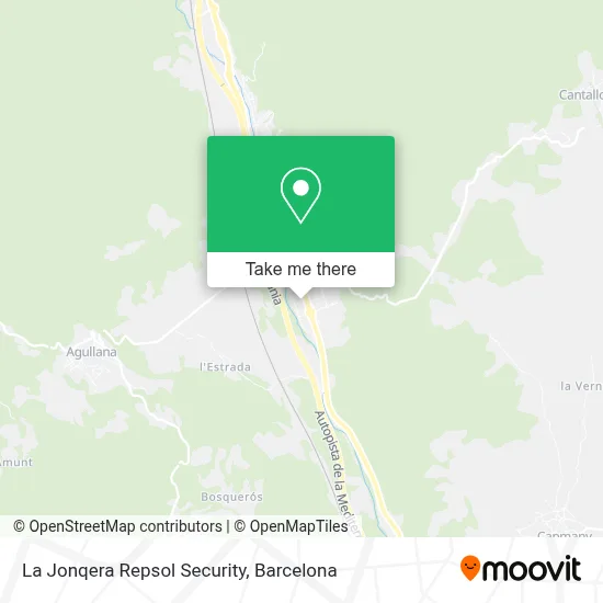 mapa La Jonqera Repsol Security