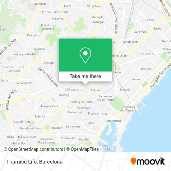 Tiramisù Life map