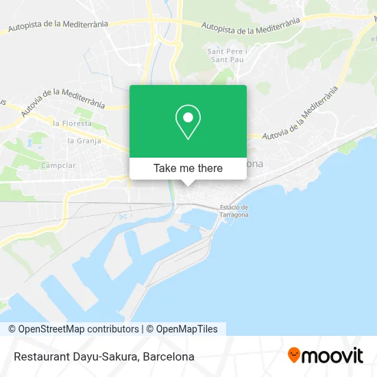 Restaurant Dayu-Sakura map
