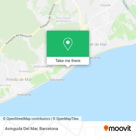 Avinguda Del Mar map