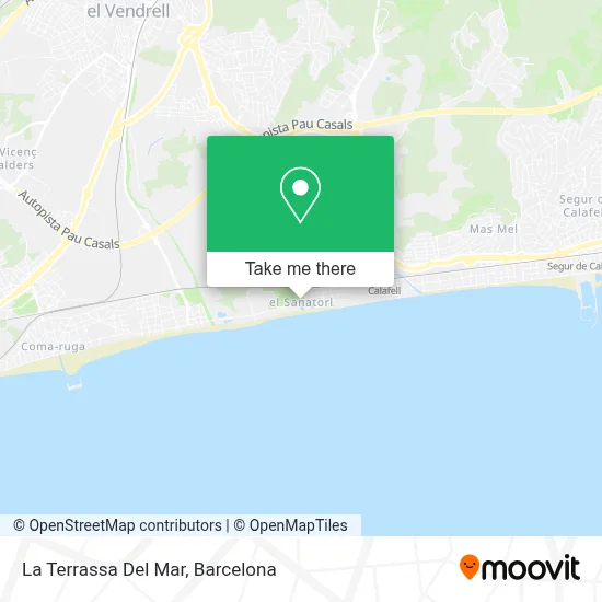 La Terrassa Del Mar map