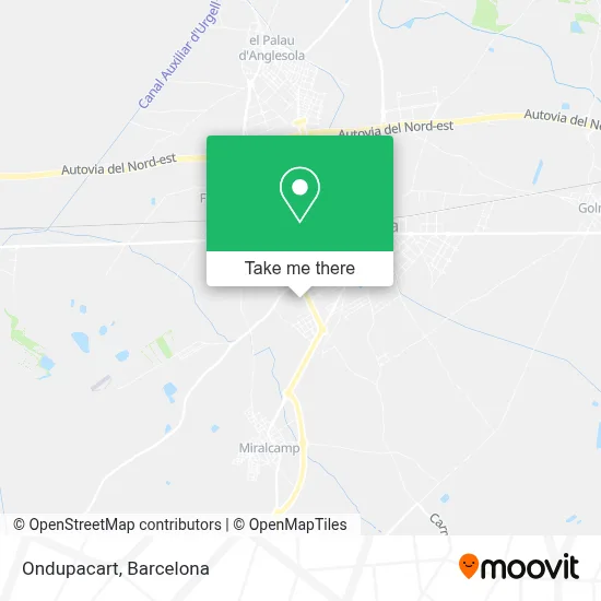 Ondupacart map