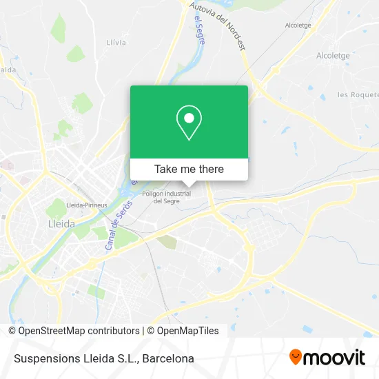 Suspensions Lleida S.L. map