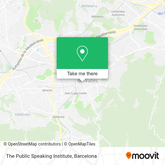 The Public Speaking Institute map