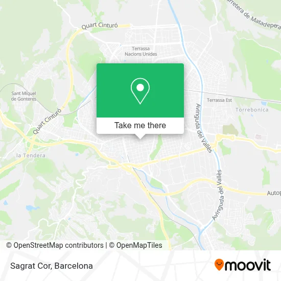 Sagrat Cor map