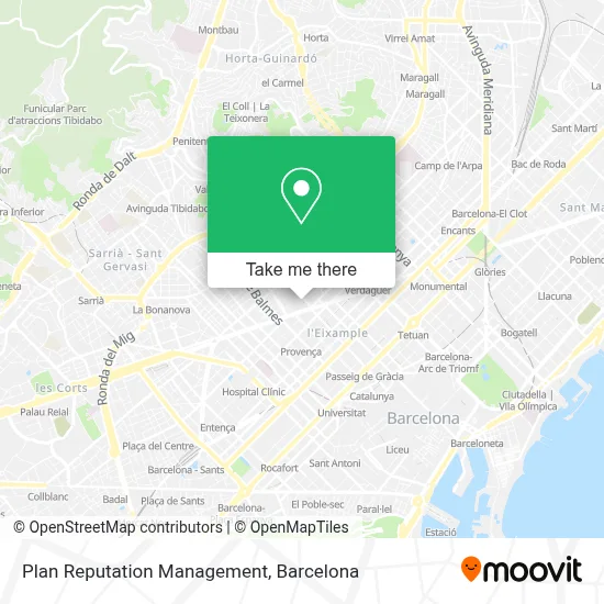 Plan Reputation Management map