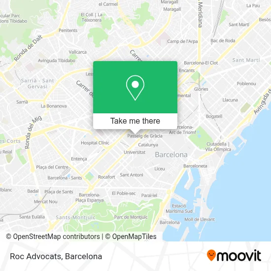 Roc Advocats map