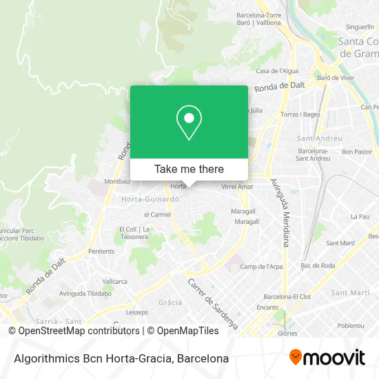 Algorithmics Bcn Horta-Gracia map