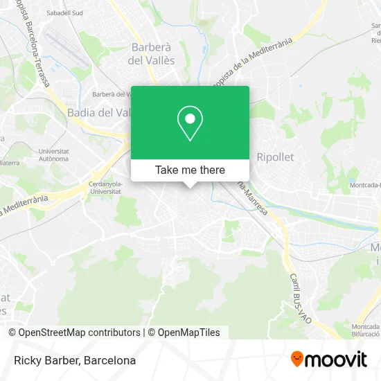 Ricky Barber map