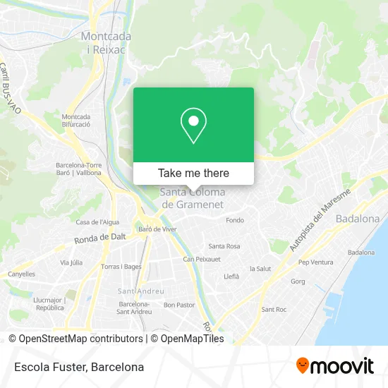 Escola Fuster map