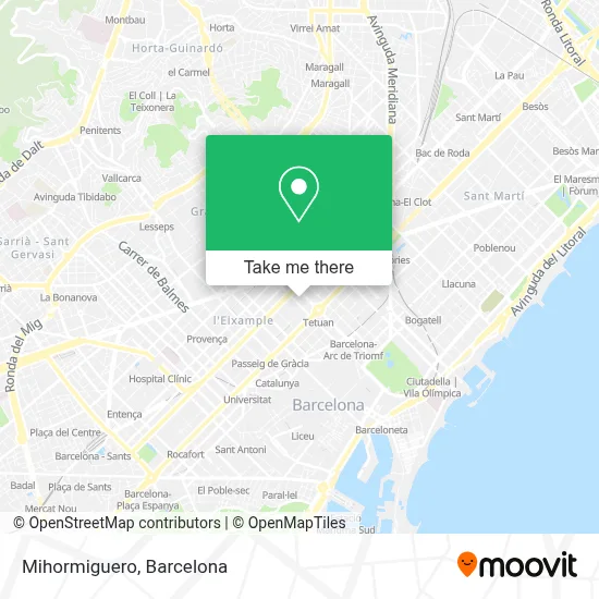 Mihormiguero map
