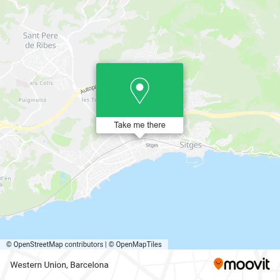Western Union map