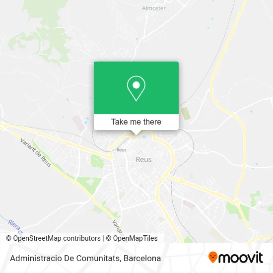 Administracio De Comunitats map