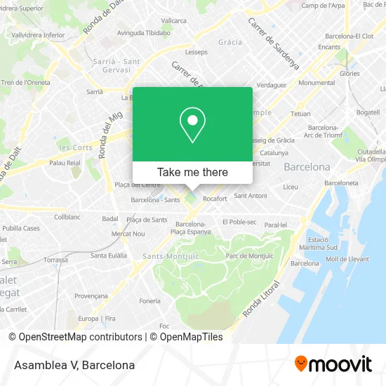 Asamblea V map