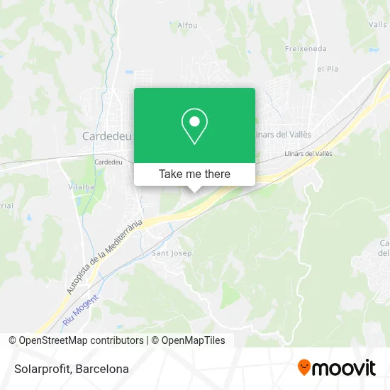Solarprofit map