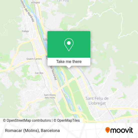 Romacar (Molins) map