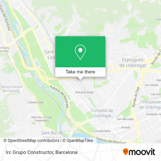 Irc Grupo Constructor map
