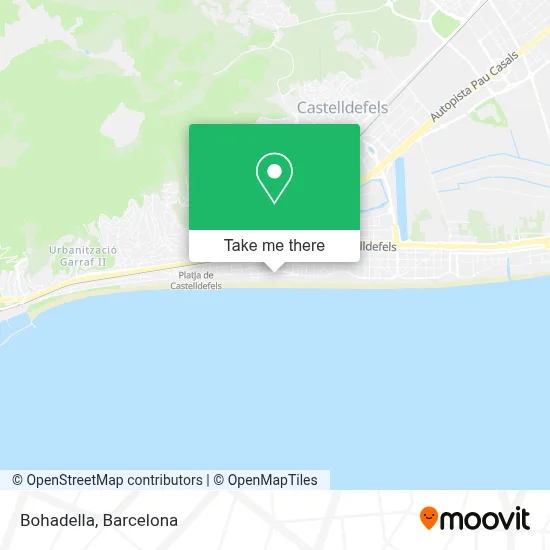 mapa Bohadella