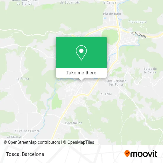 Tosca map