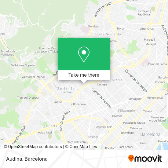Audina map