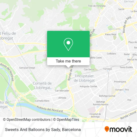 Sweets And Balloons by Sady map