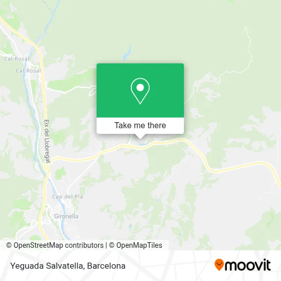 Yeguada Salvatella map