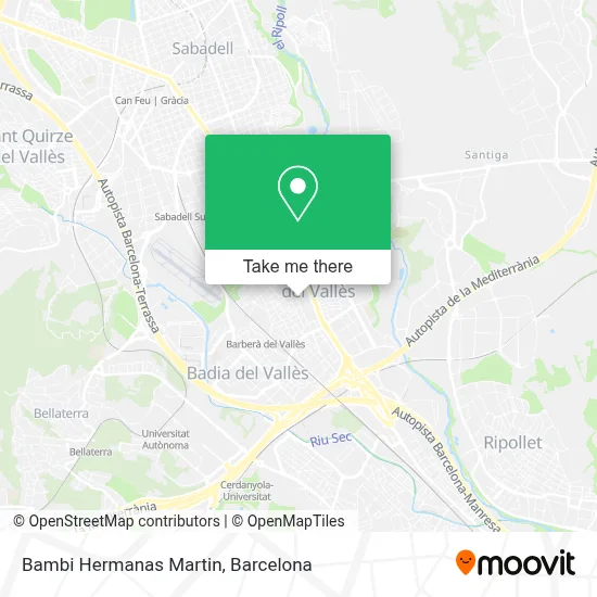 Bambi Hermanas Martin map