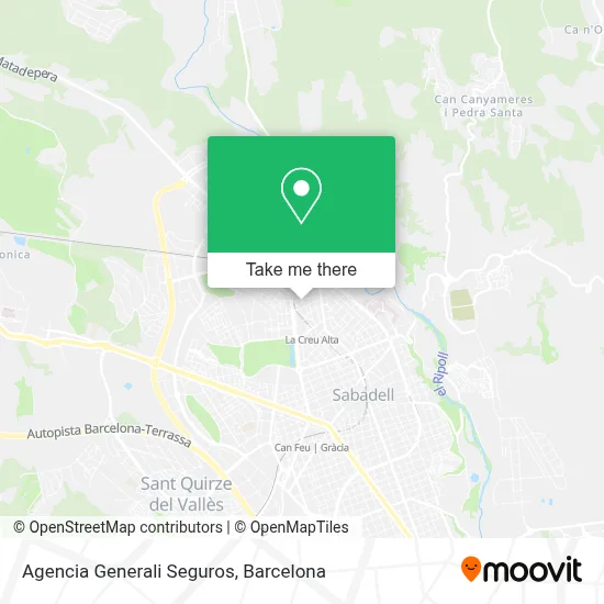 Agencia Generali Seguros map