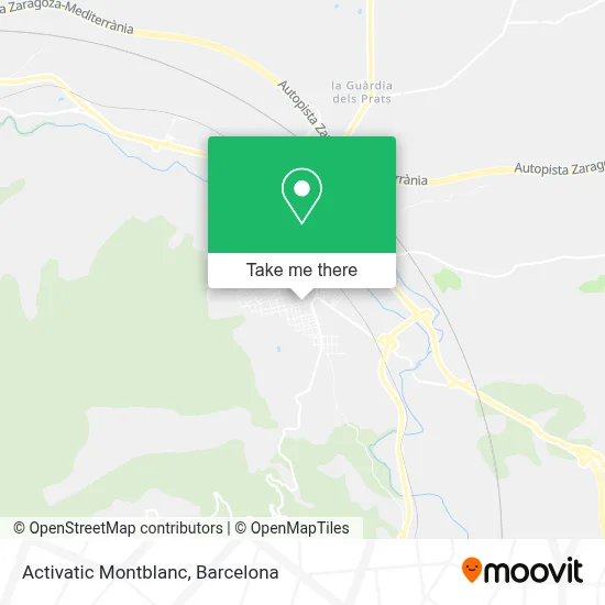 mapa Activatic Montblanc