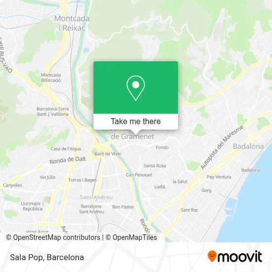 Sala Pop map